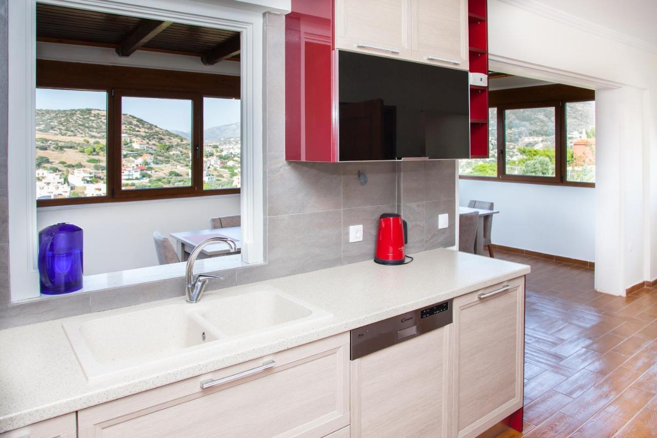 Villa Apex With Seaview Lagonisi Luaran gambar